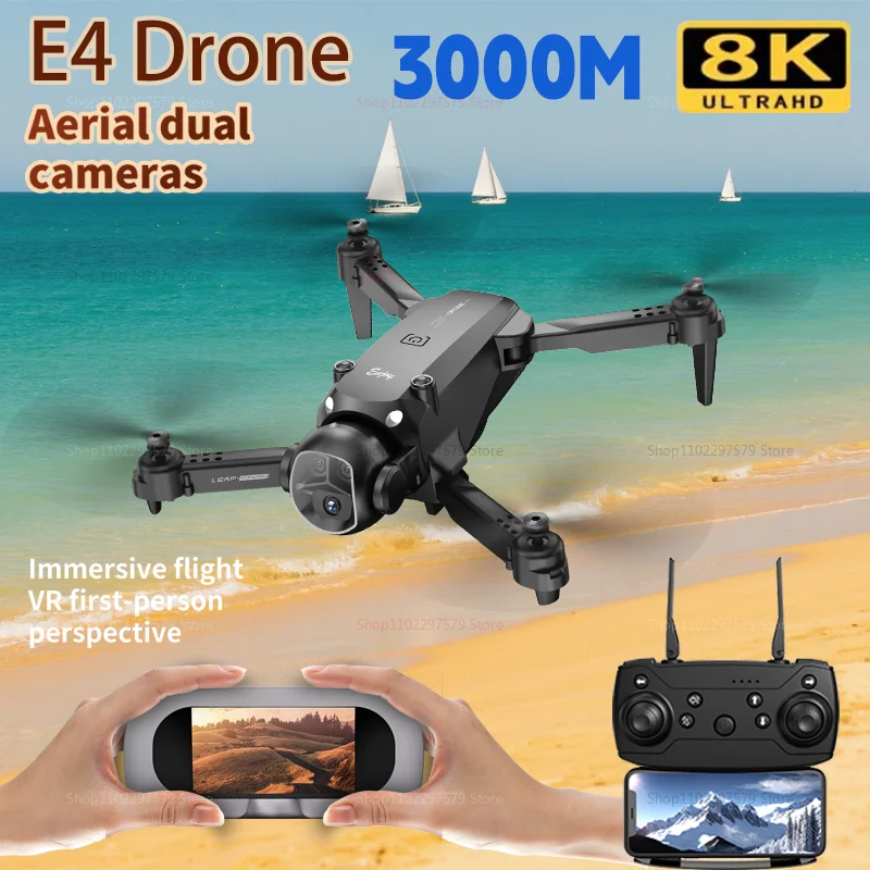 Профессиональный дрон E4, стандартный угол, SD-камера, Wi-Fi, Fpv, удержание высоты, складной радиоуправляемый квадрокоптер, вертолет, детские игрушки без камеры
Профессиональный дрон E4, стандартный угол, SD-камера, Wi-Fi, Fpv, удержание высоты, складной радиоуправляемый квадрокоптер, вертолет, детские игрушки без камеры