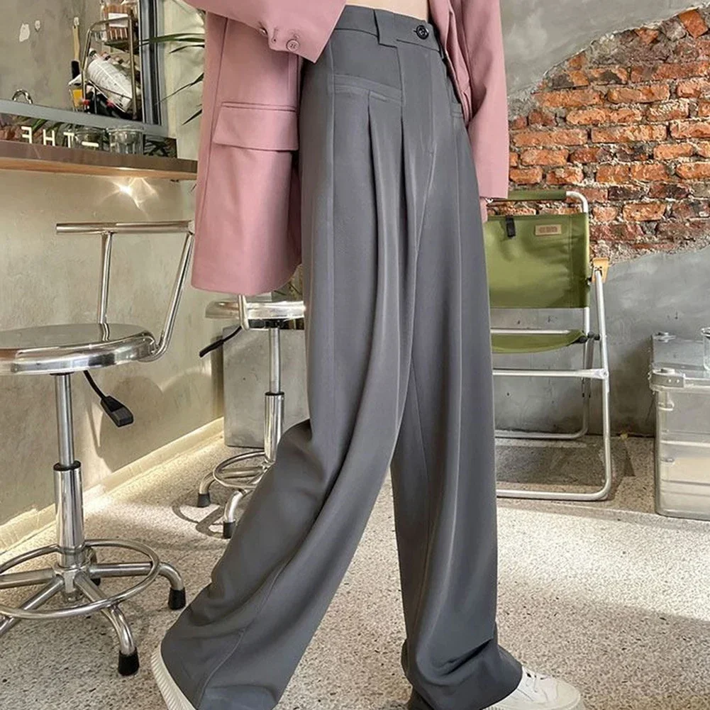 Pants For Daily Use Basic Simple Bottoms High Waist Casual Pants Apricot Microelasticity Style Solid Color Design
Pants For Daily Use Basic Simple Bottoms High Waist Casual Pants Apricot Microelasticity Style Solid Color Design