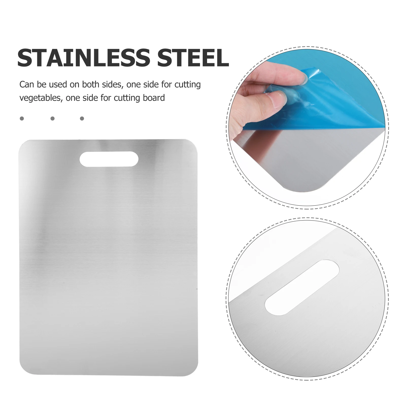 Stainless Steel Chopping Double Sided Metal Cutting For Kitchen Home Food Preparation Reusable Nonslip Lightweight Dishwasher
Stainless Steel Chopping Double Sided Metal Cutting For Kitchen Home Food Preparation Reusable Nonslip Lightweight Dishwasher