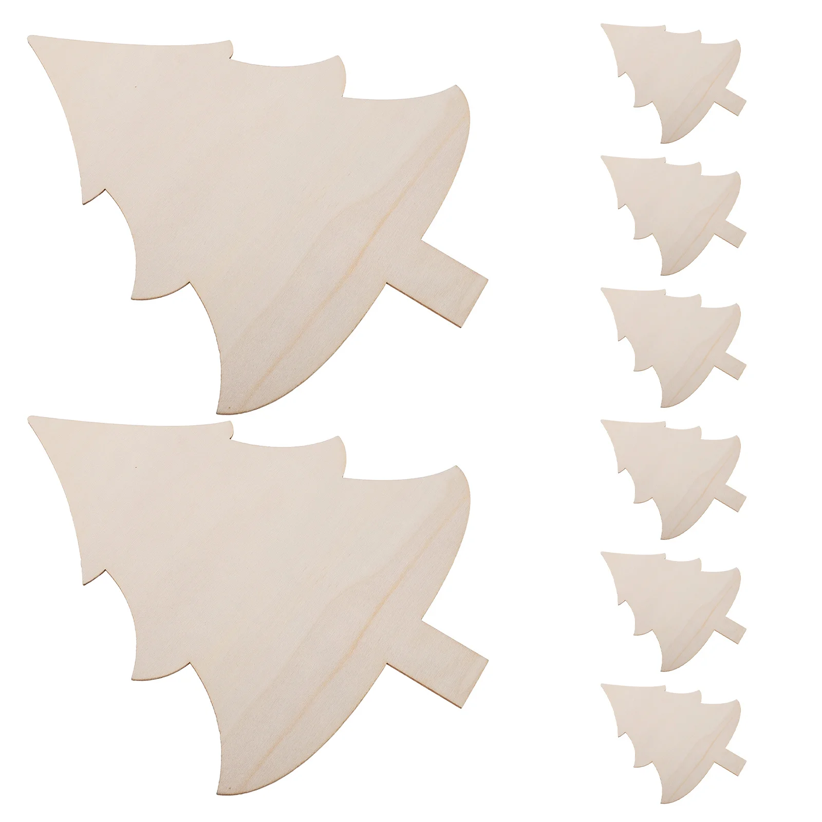 8Pcs Wooden Christmas Tree Cutouts Unfinished Blank Wood Pieces DIY Painting Crafts Rustic Holiday Decorations
8Pcs Wooden Christmas Tree Cutouts Unfinished Blank Wood Pieces DIY Painting Crafts Rustic Holiday Decorations