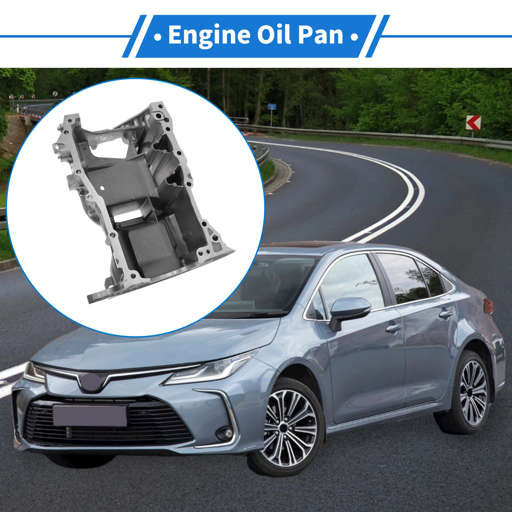 UXCELL 1 Pc No.114200T020 Engine Oil Pan for Toyota Corolla 09-19 Aluminum Silver Tone
UXCELL 1 Pc No.114200T020 Engine Oil Pan for Toyota Corolla 09-19 Aluminum Silver Tone