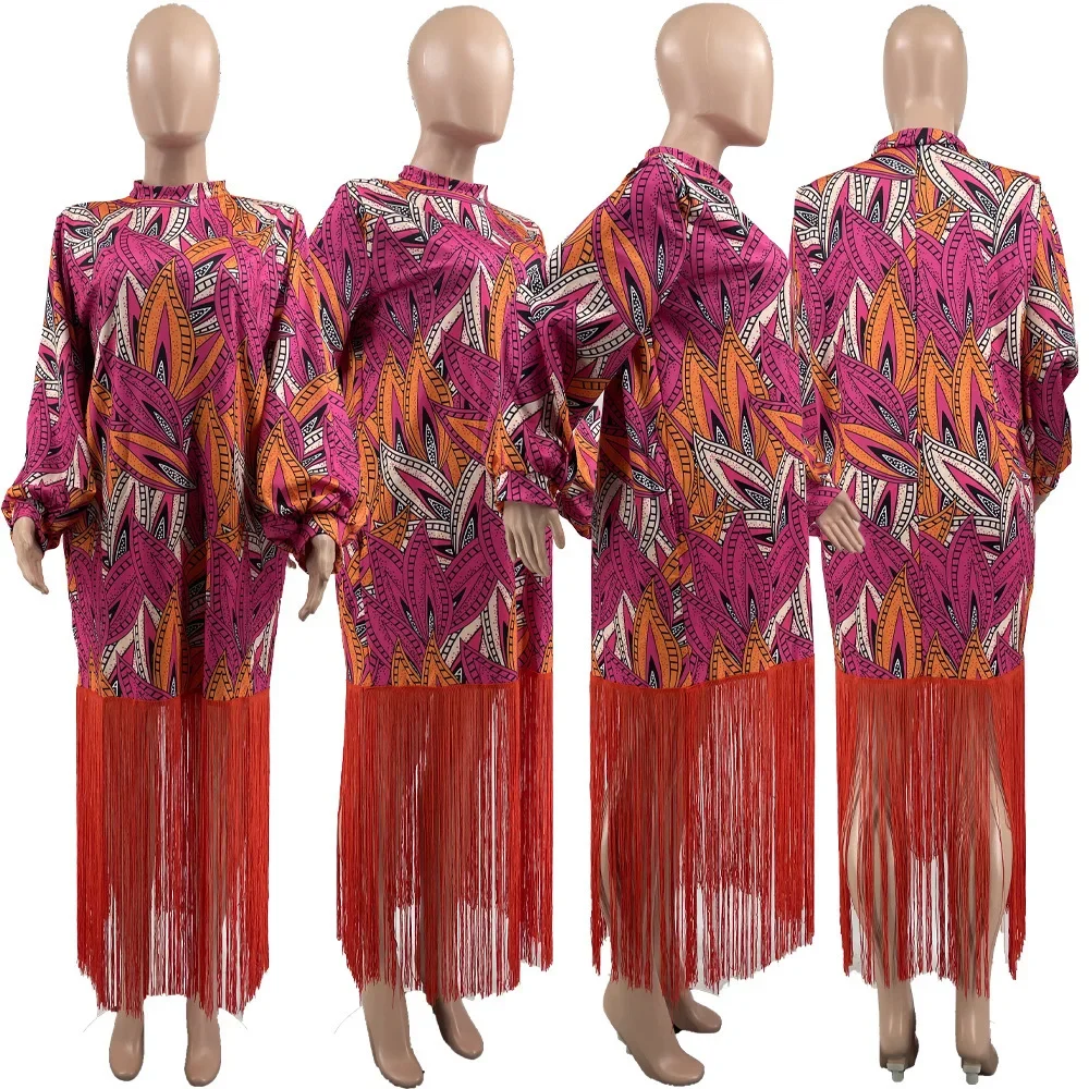 2025 African Dresses for Women Tassels African Fashion Boubou Dashiki Ankara Outfits Evening Gown Abayas Printing Kaftan Robe
2025 African Dresses for Women Tassels African Fashion Boubou Dashiki Ankara Outfits Evening Gown Abayas Printing Kaftan Robe
