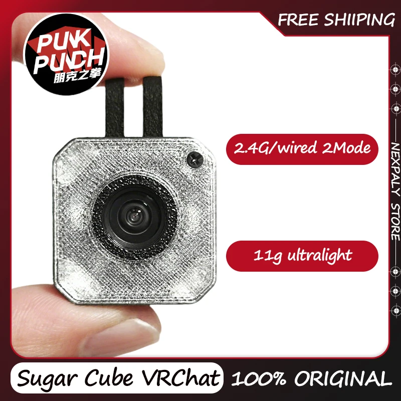 New Sugar Cube VRChat Wireless/Wired Face Tracker 16g Ultra-Light VRChat IR Camera 3D Printed for VR Facial Motion Capture
New Sugar Cube VRChat Wireless/Wired Face Tracker 16g Ultra-Light VRChat IR Camera 3D Printed for VR Facial Motion Capture