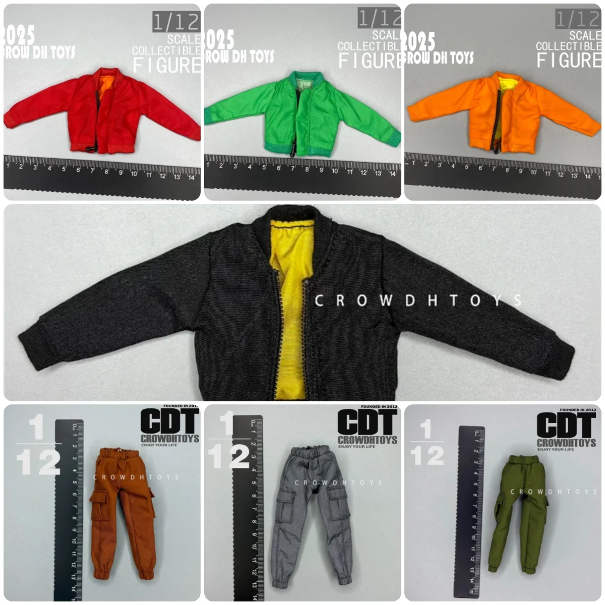 1/12th 3ATOYS Fashion Style For Male Doll Coat Tops Pant Trousers Multi Color Option No Body For 6" Mirrfig VTOYS Body Figure
1/12th 3ATOYS Fashion Style For Male Doll Coat Tops Pant Trousers Multi Color Option No Body For 6" Mirrfig VTOYS Body Figure