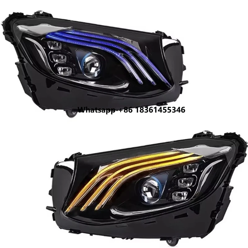 Высококачественные светодиодные фары для модификации автомобиля GLC X253 2016-2019, улучшенные передние фары с высокой яркостью
Высококачественные светодиодные фары для модификации автомобиля GLC X253 2016-2019, улучшенные передние фары с высокой яркостью
