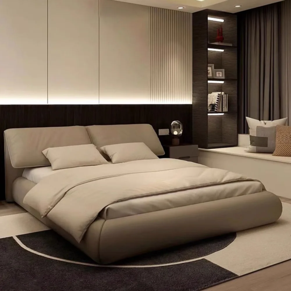 Storage Modern Bed Minimalist Double European Multifunctional Bed Aesthetic Sleeping Camas Y Muebles Home Decoraction Luxury
Storage Modern Bed Minimalist Double European Multifunctional Bed Aesthetic Sleeping Camas Y Muebles Home Decoraction Luxury