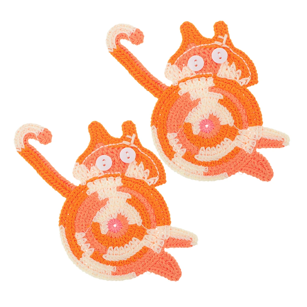 2pcs Butt Knitting Coaster Cute Heat Insulated Desk Coaster Coffee Kitchen Decor Reusable Household Desktop Cup Mat Pad
2pcs Butt Knitting Coaster Cute Heat Insulated Desk Coaster Coffee Kitchen Decor Reusable Household Desktop Cup Mat Pad