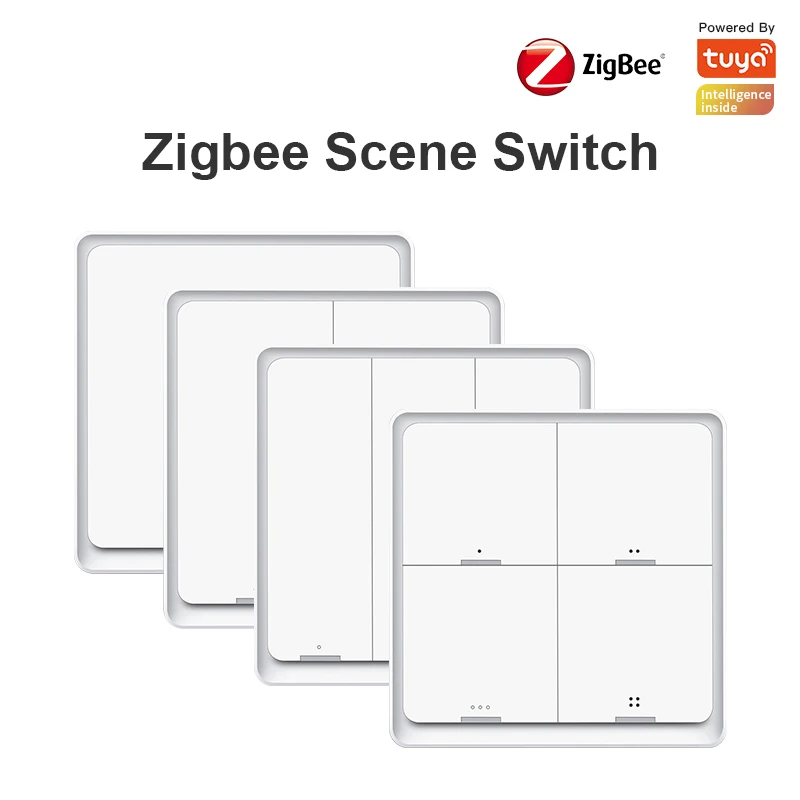 Умный беспроводной переключатель HIMOJO Tuya ZigBee, сцена с кнопкой связи, ручка с дистанционным управлением, умные предметы для домашнего помощника
Умный беспроводной переключатель HIMOJO Tuya ZigBee, сцена с кнопкой связи, ручка с дистанционным управлением, умные предметы для домашнего помощника
