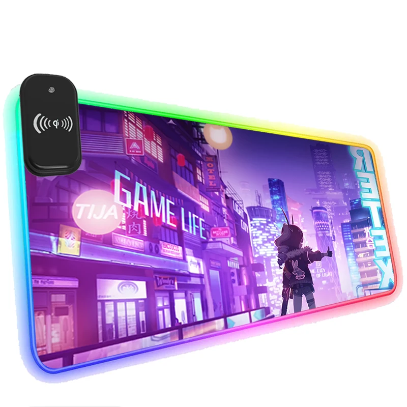 Gaming Mouse Pad Anime Honkai Impact 3rd Kawaii Girl Wireless Charger RGB Mouse Pad Gaming LED Computer Desks Pc Accessories
Gaming Mouse Pad Anime Honkai Impact 3rd Kawaii Girl Wireless Charger RGB Mouse Pad Gaming LED Computer Desks Pc Accessories