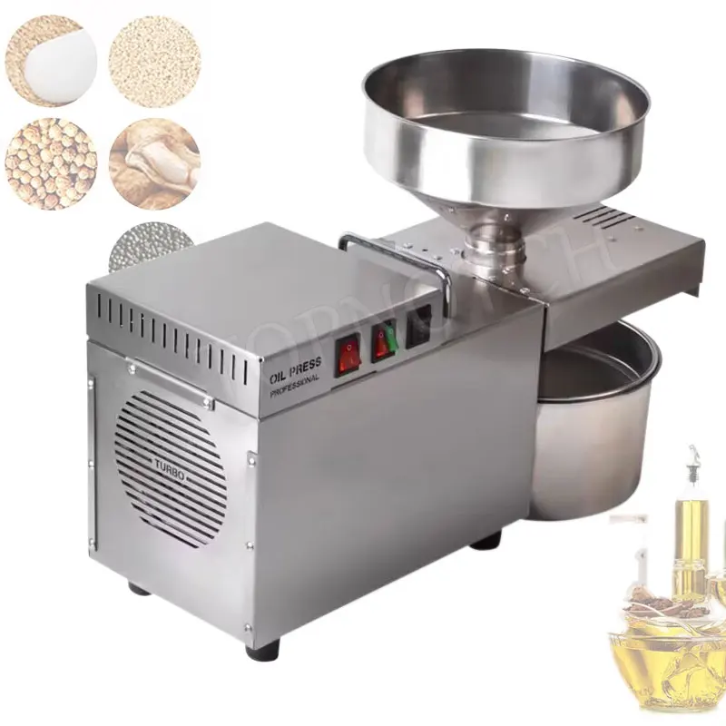 Commercial Stainless Steel Hot And Cold Oil Extraction Machine Oil Press Household Peanut Flaxseed Oil Extractor
Commercial Stainless Steel Hot And Cold Oil Extraction Machine Oil Press Household Peanut Flaxseed Oil Extractor