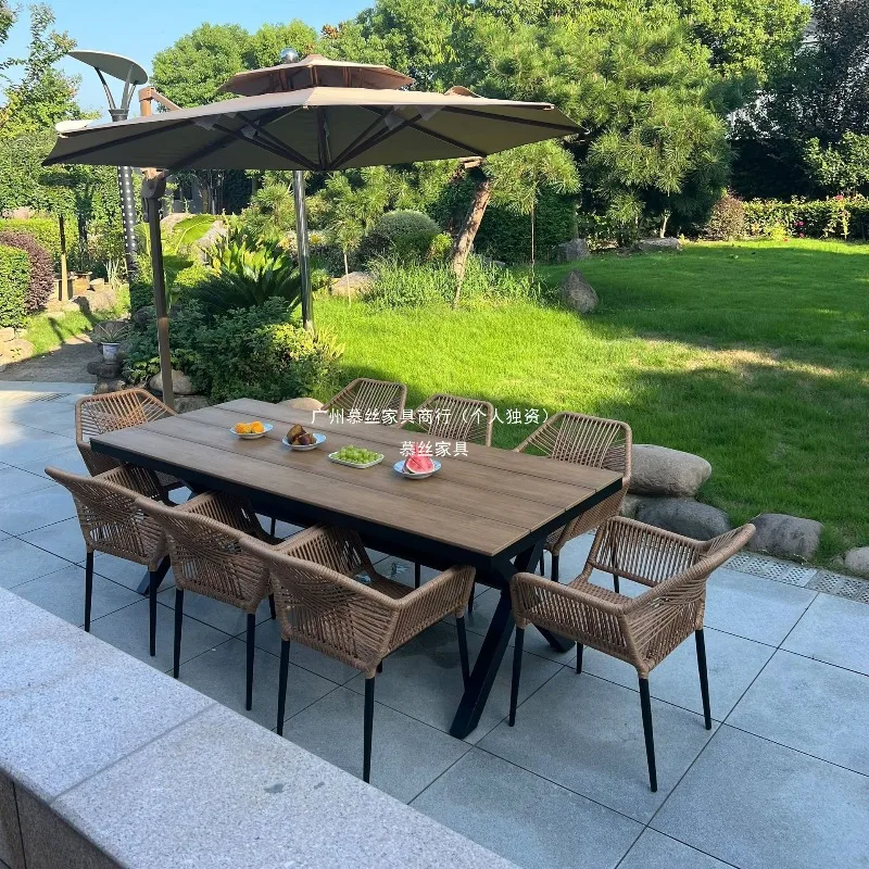 Outdoor Rattan Table Chair Set with Umbrella 3-Piece Garden Balcony Courtyard Villa Leisure Furniture
Outdoor Rattan Table Chair Set with Umbrella 3-Piece Garden Balcony Courtyard Villa Leisure Furniture