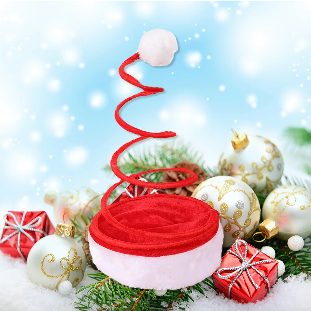Red Christmas Hat with Coiled Size for Most Adults Comfortable Novelty Design Holiday Party Favor Festive Photo Prop
Red Christmas Hat with Coiled Size for Most Adults Comfortable Novelty Design Holiday Party Favor Festive Photo Prop