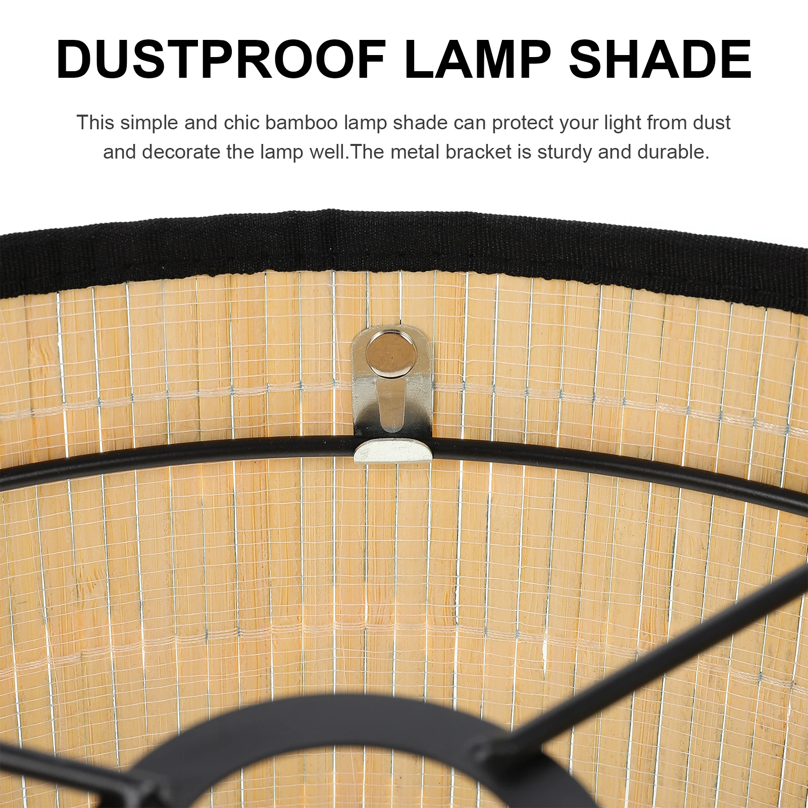 1pc Bamboo Lamp Shade Modern Dustproof Light Cover Sturdy Ceiling Table Lamp Soften Light Elegant Accessory Bedroom Office Decor
1pc Bamboo Lamp Shade Modern Dustproof Light Cover Sturdy Ceiling Table Lamp Soften Light Elegant Accessory Bedroom Office Decor
