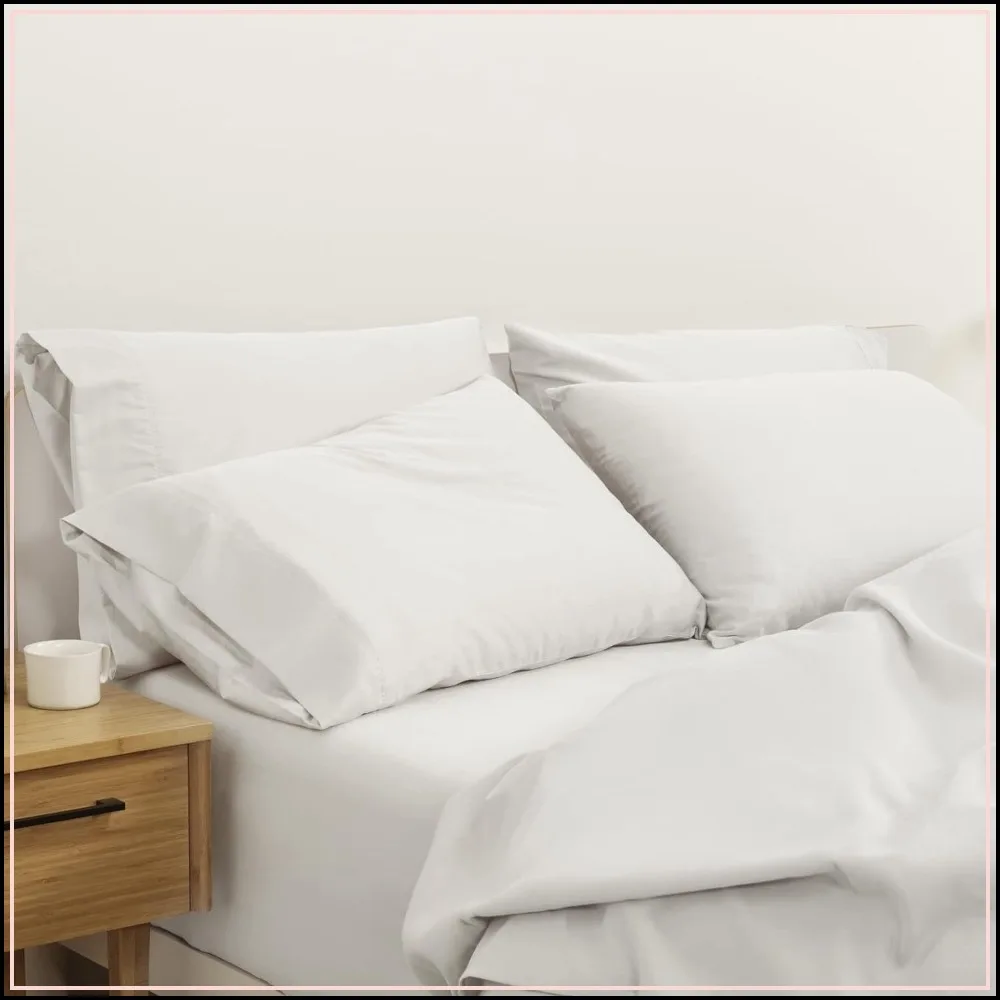 Organic Cotton Percale Sheet Set, King Size, Crisp & Cool, 4-Piece
Organic Cotton Percale Sheet Set, King Size, Crisp & Cool, 4-Piece