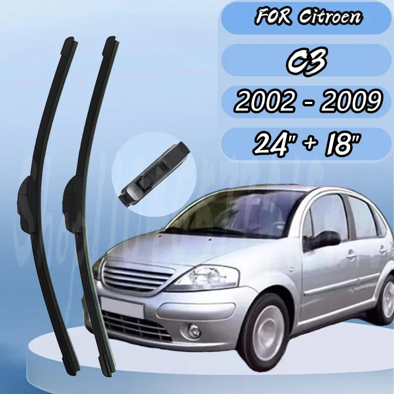 Front Wiper Blades Set For Citroen C3 2002-2009 Windshield Windscreen Window 24"18" Fifth generation silent upgrade
Front Wiper Blades Set For Citroen C3 2002-2009 Windshield Windscreen Window 24"18" Fifth generation silent upgrade