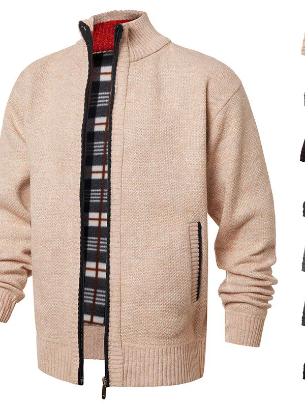 Мужской трикотаж с высоким воротником, повседневный открытый кардиган, свитер из полиэстера, длинный свек, осенне-зимняя модная верхняя одежда
Мужской трикотаж с высоким воротником, повседневный открытый кардиган, свитер из полиэстера, длинный свек, осенне-зимняя модная верхняя одежда