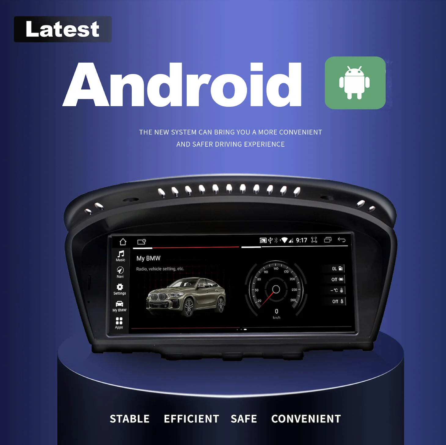 8G+128G 8-Core 5 3 Series (E60 E92) Car Multimedia Touch Screen GPS Wireless CarPlay Android 14 CCC/CIC Radio For Cars
8G+128G 8-Core 5 3 Series (E60 E92) Car Multimedia Touch Screen GPS Wireless CarPlay Android 14 CCC/CIC Radio For Cars