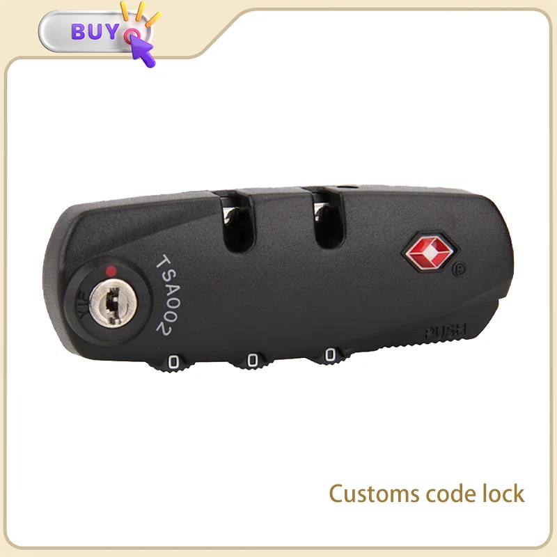 Suitable For S002 Original Baggage Customs Lock Luggage Accessories Combination Lock Simple Portability Anti-theft security
Suitable For S002 Original Baggage Customs Lock Luggage Accessories Combination Lock Simple Portability Anti-theft security