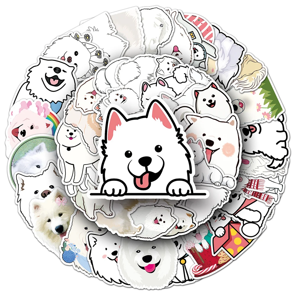 10/30/50Pcs Kawaii Samoyed Dog Anime Stickers Cute Animal Cartoon Decals Motorcycle Laptop Diary Suitcase Graffiti Sticker Pack
10/30/50Pcs Kawaii Samoyed Dog Anime Stickers Cute Animal Cartoon Decals Motorcycle Laptop Diary Suitcase Graffiti Sticker Pack