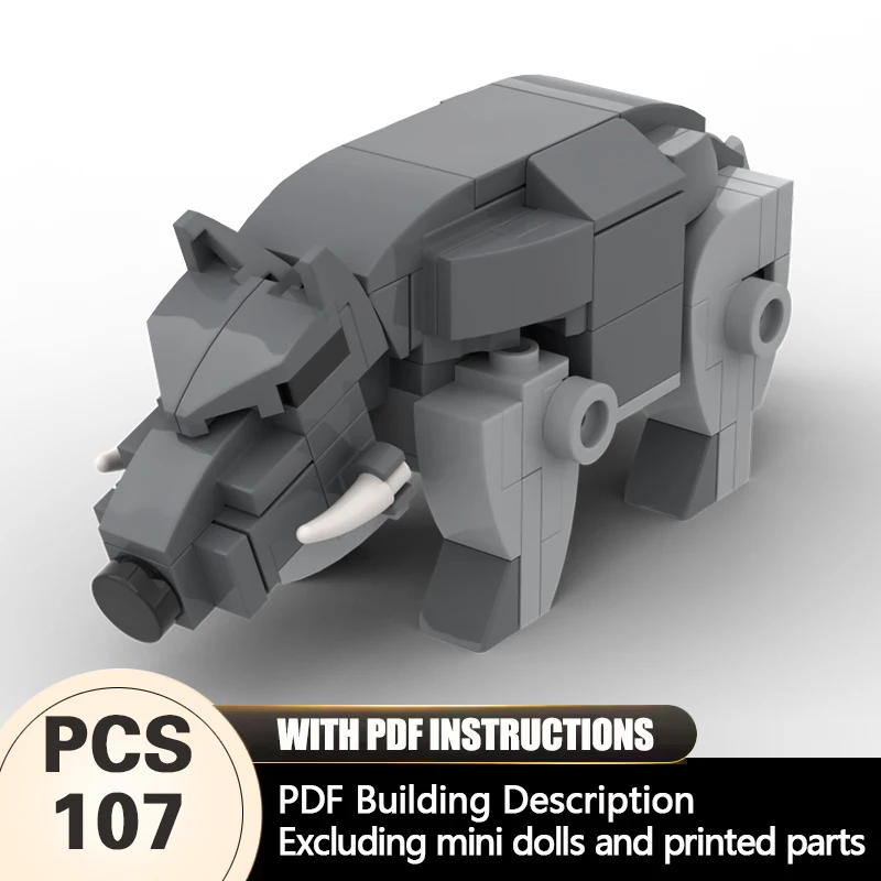 Creators Animal Series Model MOC Building Bricks Wild Boar Modular Technology Gifts Holiday Assemble Children Toys Suit
Creators Animal Series Model MOC Building Bricks Wild Boar Modular Technology Gifts Holiday Assemble Children Toys Suit