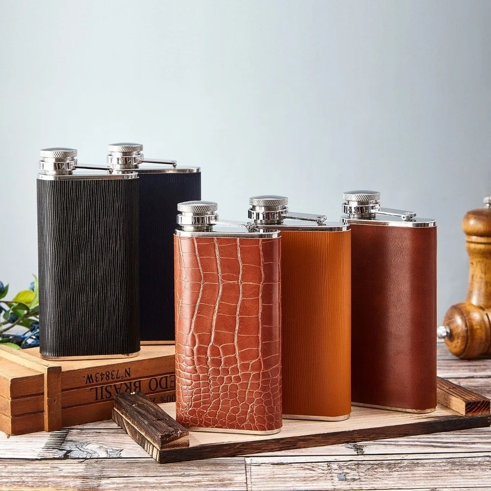 Portable 9oz Hip Flask Stainless Steel Leakproof Whisky Flagon Convenient Container Liquor Flask Outdoor
Portable 9oz Hip Flask Stainless Steel Leakproof Whisky Flagon Convenient Container Liquor Flask Outdoor