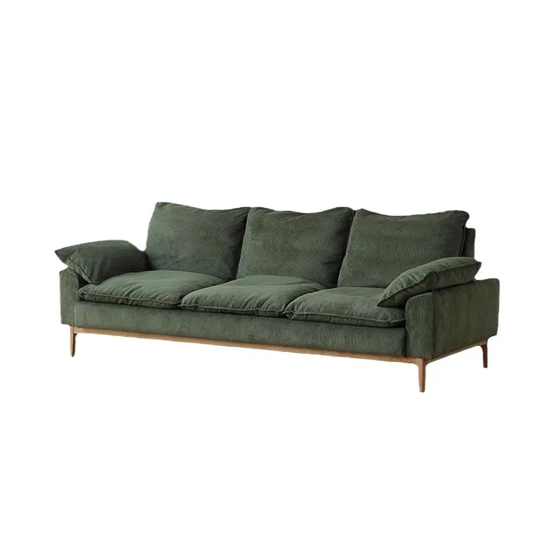 Cherry wood sofa Nordic fabric living room small apartment corduroy modern retro triple combination sofa
Cherry wood sofa Nordic fabric living room small apartment corduroy modern retro triple combination sofa