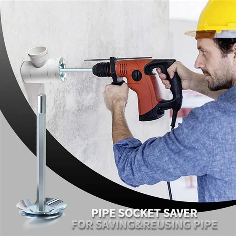 2Pcs PVC Plumbing Reamer Socket Saver Kit 1.5In, 2In Bits PVC Pipe Removes Tool Set Kit Broken Plastic Pipe
2Pcs PVC Plumbing Reamer Socket Saver Kit 1.5In, 2In Bits PVC Pipe Removes Tool Set Kit Broken Plastic Pipe