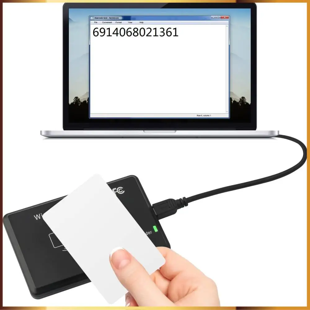 125kHz 13.56MHz Smart RFID Card Issuer USB Driverless Contactless Reading Machine Contactless Proximity Sensor Readers
125kHz 13.56MHz Smart RFID Card Issuer USB Driverless Contactless Reading Machine Contactless Proximity Sensor Readers