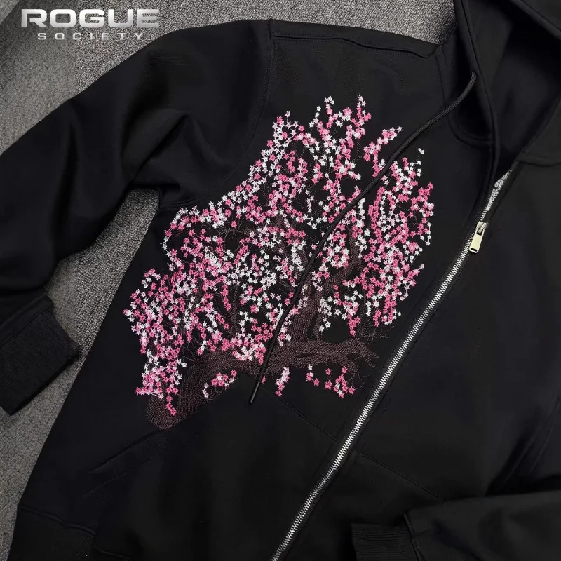 Unisex Y2k Aesthetic Cherry Blossom Embroidered Hip Hop Hoodie Men Japanese Harajuku Loose Casual Streetwear Retro Sweatshirt
Unisex Y2k Aesthetic Cherry Blossom Embroidered Hip Hop Hoodie Men Japanese Harajuku Loose Casual Streetwear Retro Sweatshirt