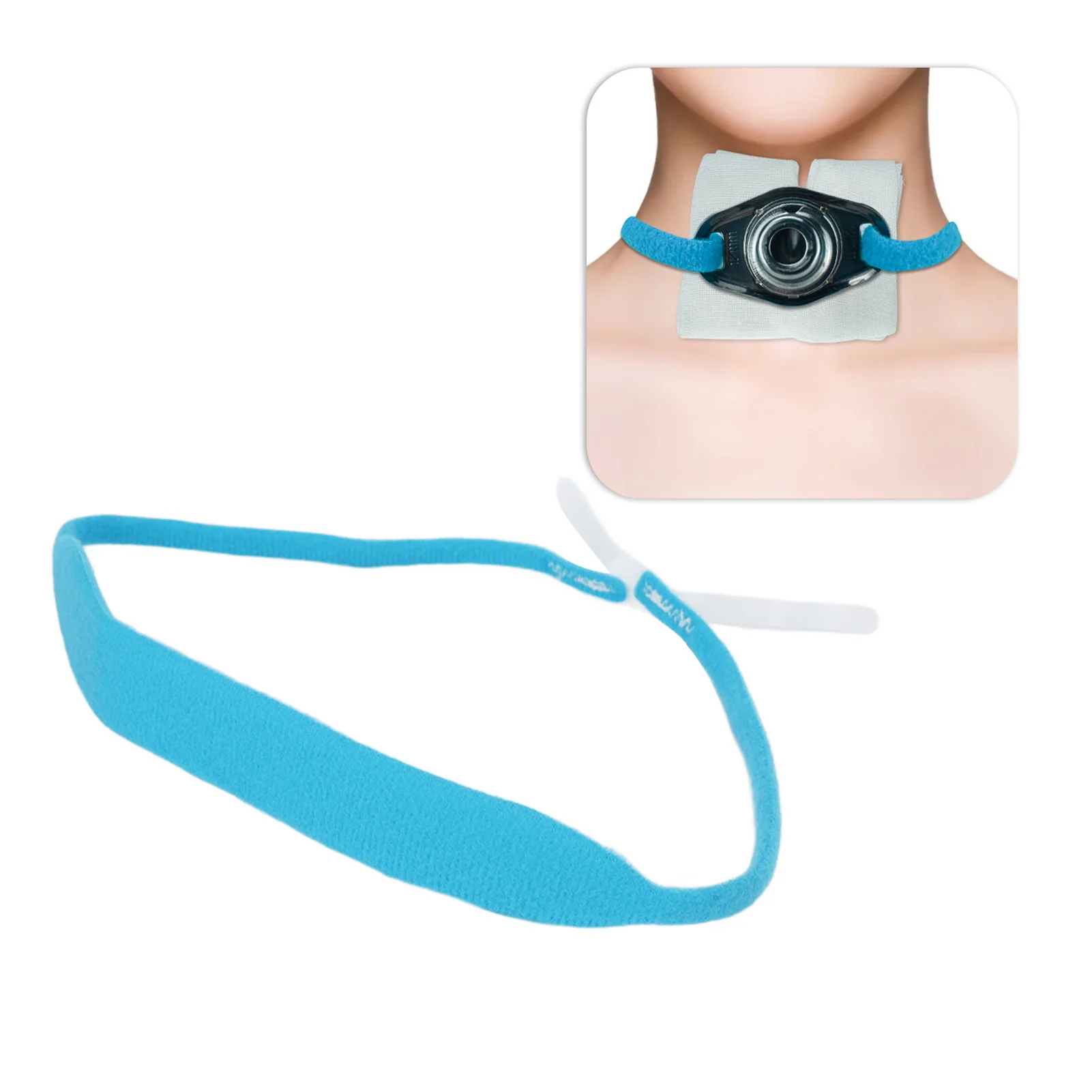 Tracheostomy Tube Holder Hook and Loop Closure Reusable Tracheostomy Ties for Post Neck Surgery
Tracheostomy Tube Holder Hook and Loop Closure Reusable Tracheostomy Ties for Post Neck Surgery