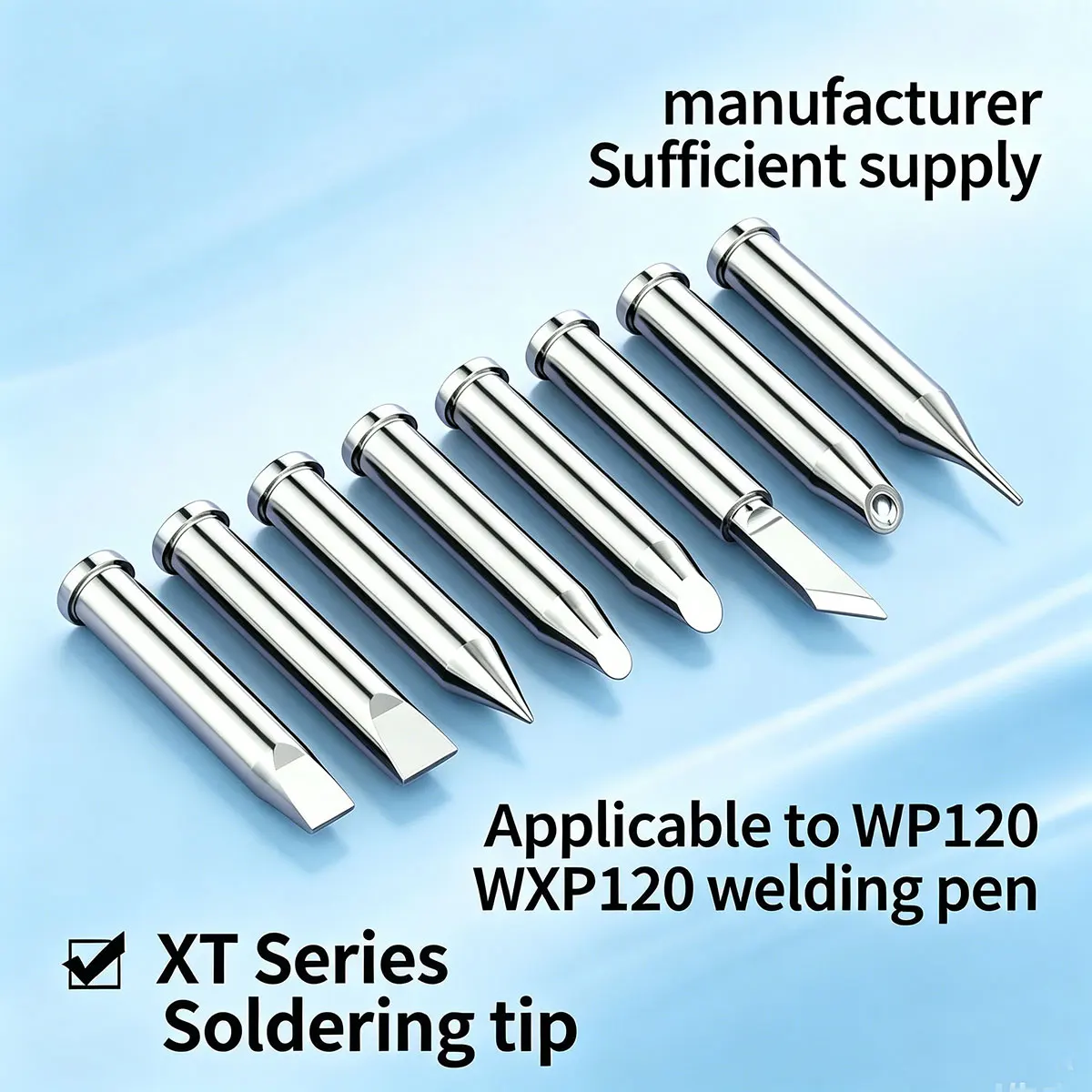 XT soldering tip XTO XTH XTGW XTKN XTA XTB XTC XTD XTE XTF Soldering Iron Tips For Weller WP120 WXP120 WSD121XT
XT soldering tip XTO XTH XTGW XTKN XTA XTB XTC XTD XTE XTF Soldering Iron Tips For Weller WP120 WXP120 WSD121XT