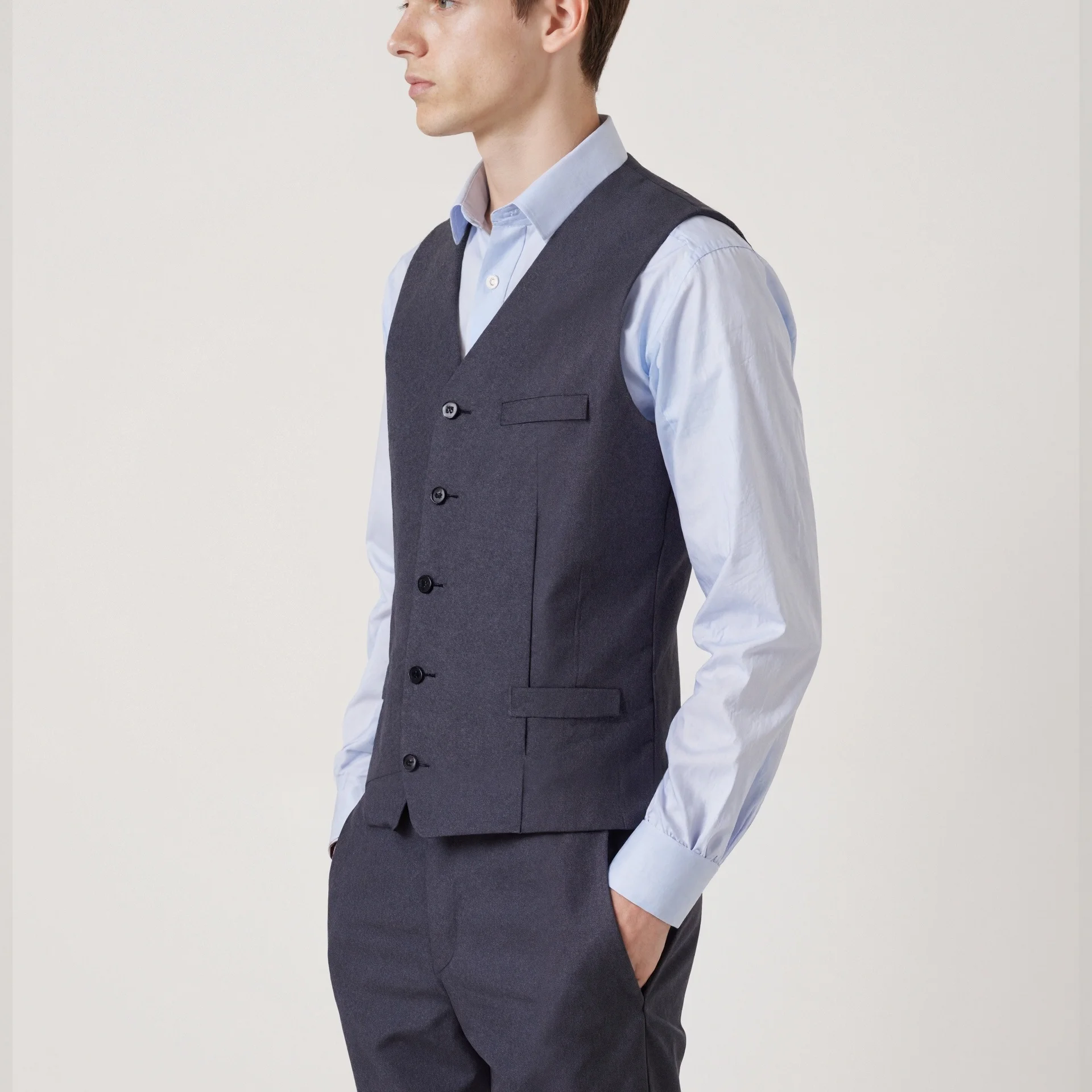 100 Wool Men's Comfortable Breathable Vest Versatile Autumn Winter Business Casual Standard Fit Single Button Closure C...
100 Wool Men's Comfortable Breathable Vest Versatile Autumn Winter Business Casual Standard Fit Single Button Closure C...
