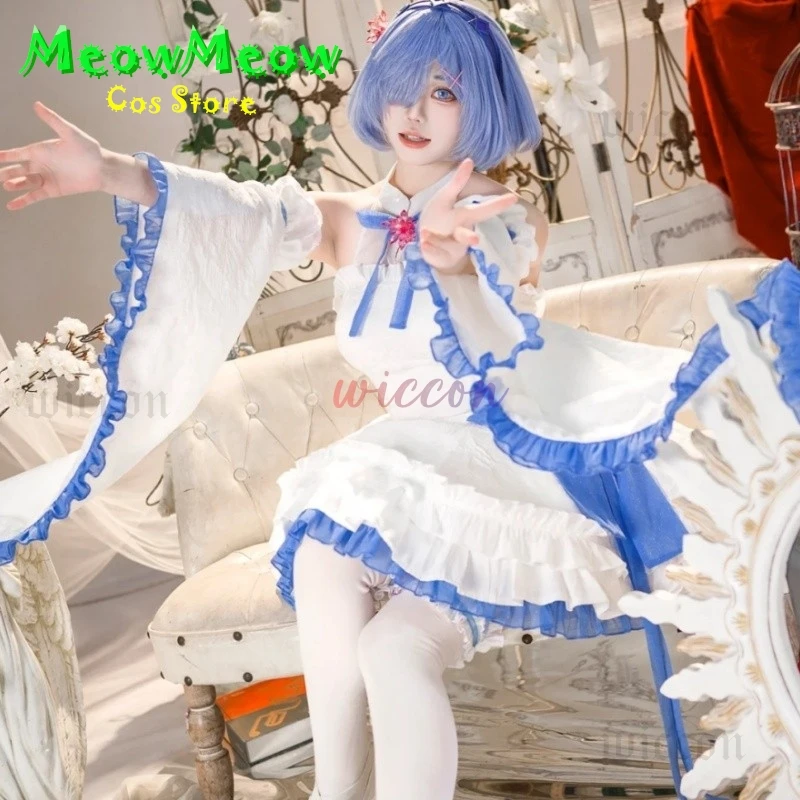 Rem Cosplay Costume Lovely Dress Cosplay Costume RE: ZERO Life In Another World Girl Comic-con Party Role Play Clothing Outfit
Rem Cosplay Costume Lovely Dress Cosplay Costume RE: ZERO Life In Another World Girl Comic-con Party Role Play Clothing Outfit