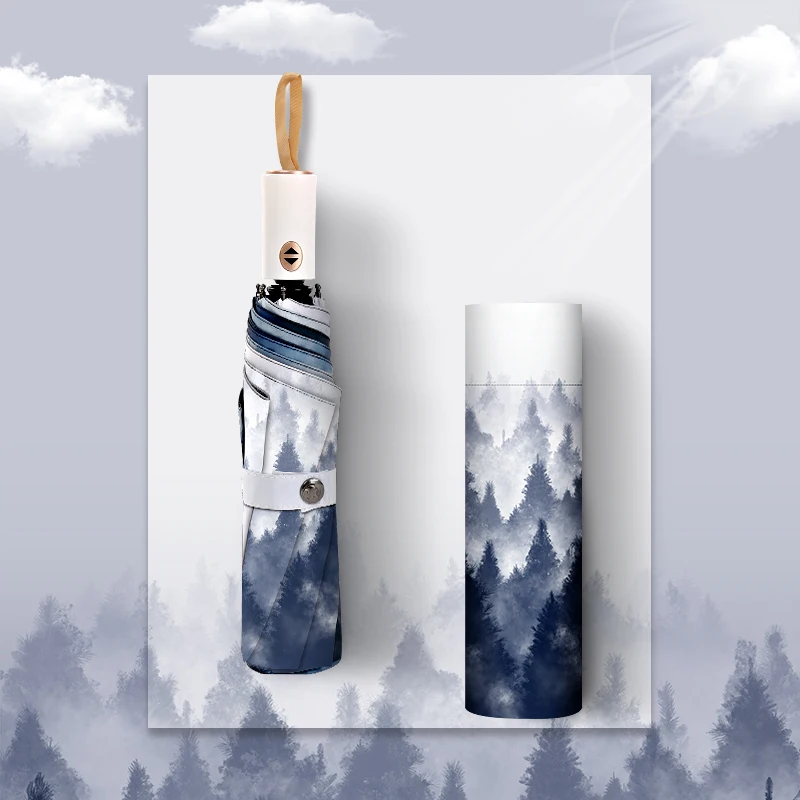 Sun Umbrella Fully Automatic Folding Umbrella Boys Simple Rain and Shine Dual-use Umbrellas Women Sunscreen and UV Protection
Sun Umbrella Fully Automatic Folding Umbrella Boys Simple Rain and Shine Dual-use Umbrellas Women Sunscreen and UV Protection