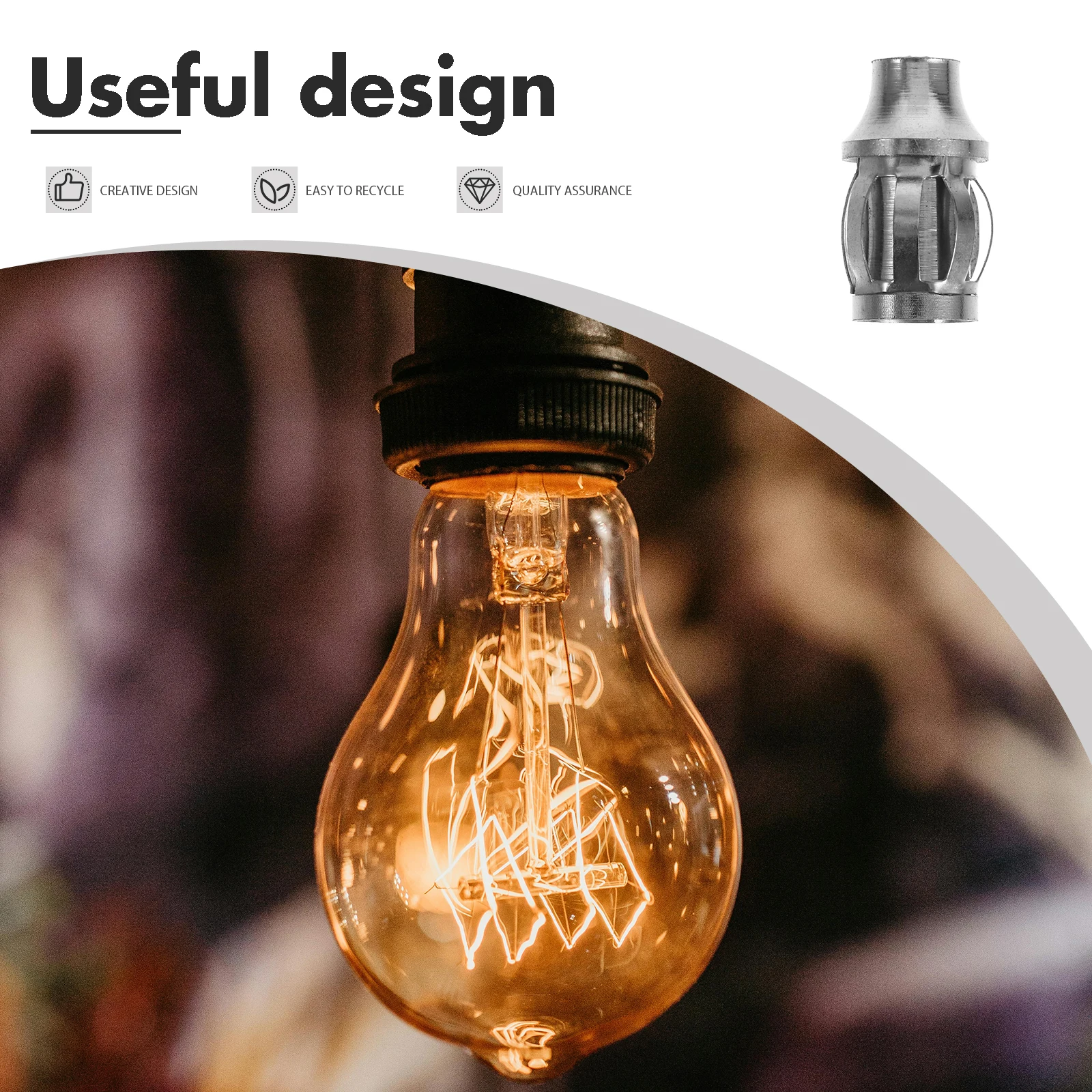 10pcs Bulb Fasteners Replacement Metal Lamp Fixtures Threaded M10 Holders Universal Lamp Hardware Easy Installation G4 Fixing
10pcs Bulb Fasteners Replacement Metal Lamp Fixtures Threaded M10 Holders Universal Lamp Hardware Easy Installation G4 Fixing