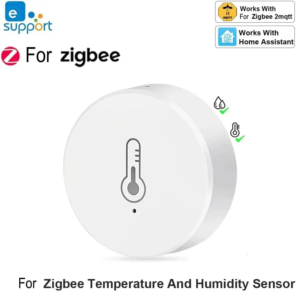 Tuya Zigbee Temperature and Humidity Sensor Intelligent Home Hygrometer work with Smart Life Alexa Google Assistant
Tuya Zigbee Temperature and Humidity Sensor Intelligent Home Hygrometer work with Smart Life Alexa Google Assistant