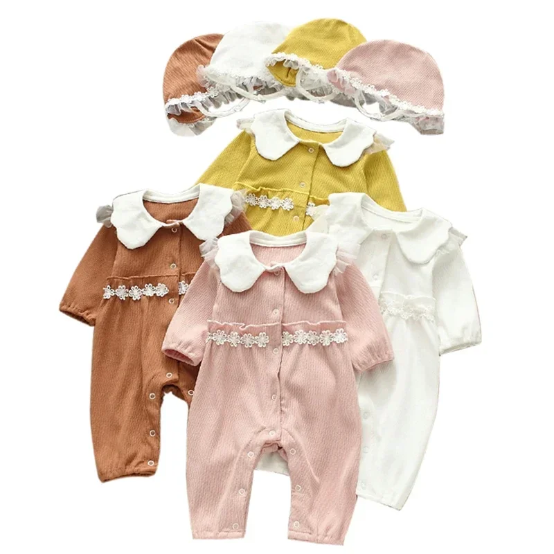 Spring Autumn Newborn Baby Girl One Piece Clothes Flowers Girls Jumpsuit Sets Bodysuit+ Hats
Spring Autumn Newborn Baby Girl One Piece Clothes Flowers Girls Jumpsuit Sets Bodysuit+ Hats