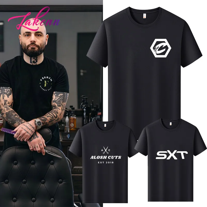 Custom-Made Men's T-Shirts Team Shirts Personalized Salon Shirt Logo Print
Custom-Made Men's T-Shirts Team Shirts Personalized Salon Shirt Logo Print