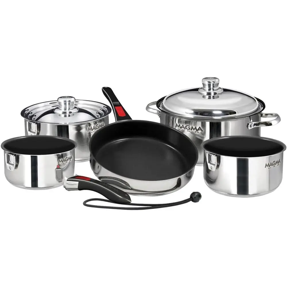 Products, A10-366-2 Gourmet Nesting Stainlokware Set, 10 Piece Ceica Non-Stick
Products, A10-366-2 Gourmet Nesting Stainlokware Set, 10 Piece Ceica Non-Stick