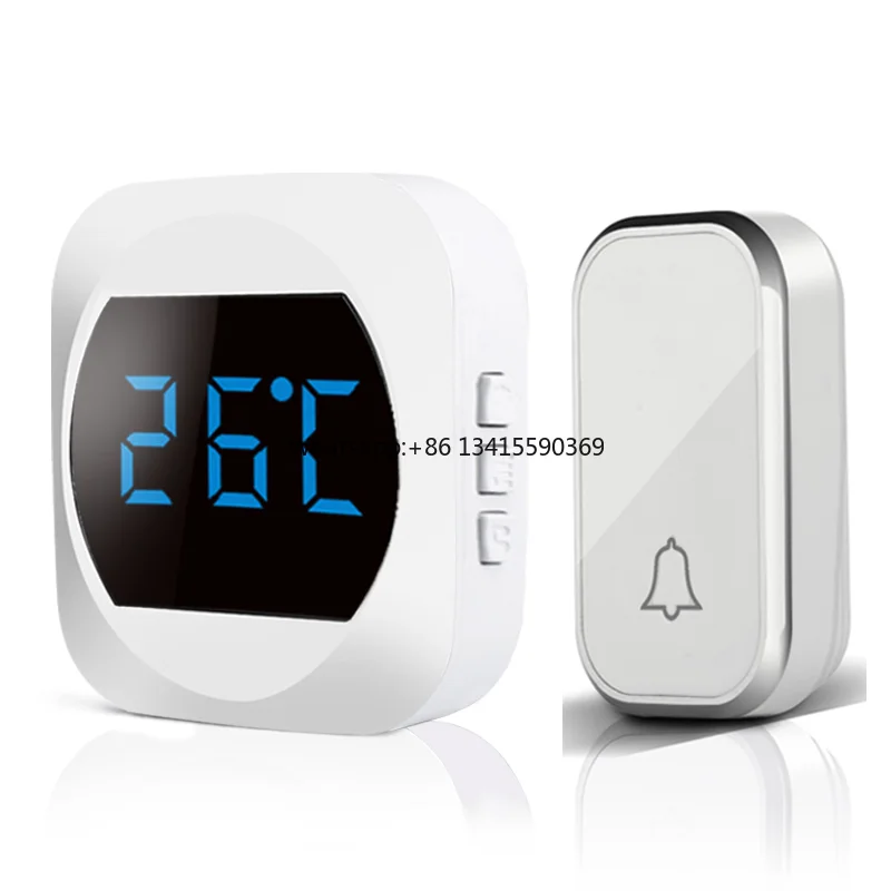 New Self Powered Doorbell Temperature Function Smart Doorbell Remote Control Doorbell Home Office Use Without Battery White
New Self Powered Doorbell Temperature Function Smart Doorbell Remote Control Doorbell Home Office Use Without Battery White