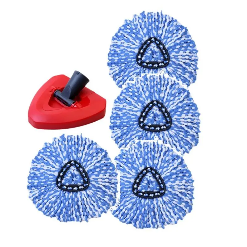 Сменная насадка для швабры ABCL Spin-Mop, 4 сменных насадки для швабры и 1 дополнительная сменная подставка для швабры.
Сменная насадка для швабры ABCL Spin-Mop, 4 сменных насадки для швабры и 1 дополнительная сменная подставка для швабры.