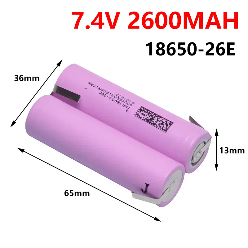 7.4V 2600mAh 2S1P Replacement Battery For Philips SC2001 SC2002 SC2003 Lumea Prestige Hair Removal Device 2UR18650W2
7.4V 2600mAh 2S1P Replacement Battery For Philips SC2001 SC2002 SC2003 Lumea Prestige Hair Removal Device 2UR18650W2