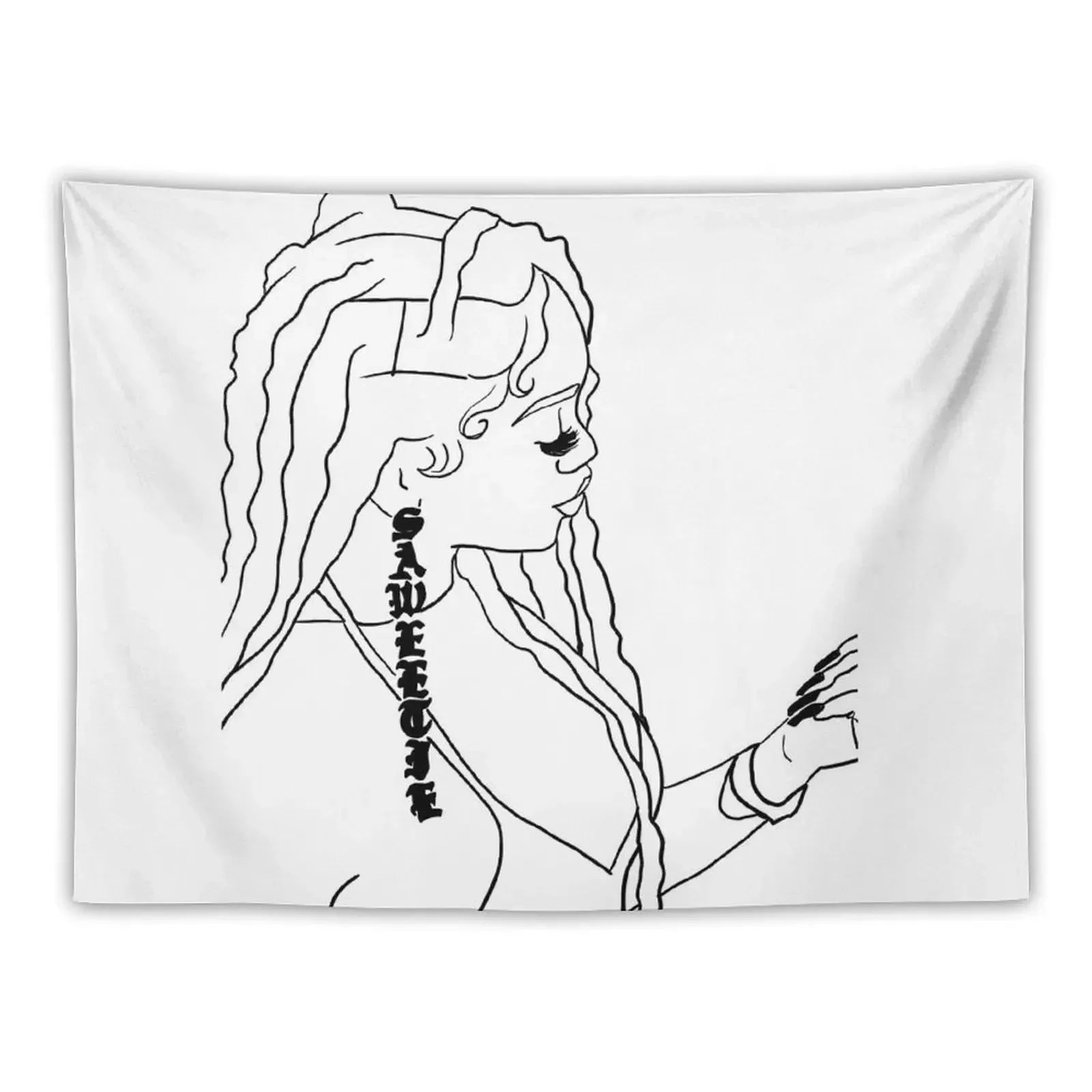 Sweet thang outline Tapestry Wall Art Carpet Wall Bedroom Organization And Decoration Tapestry
Sweet thang outline Tapestry Wall Art Carpet Wall Bedroom Organization And Decoration Tapestry