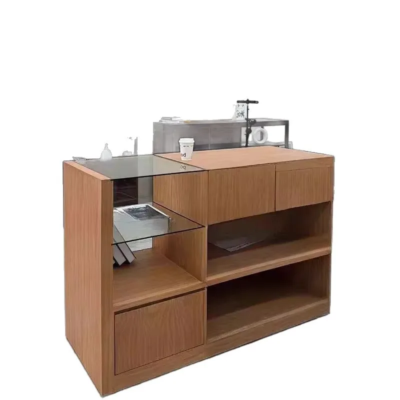 Clothing store checkout page store small bar women's clothing table glass display cabinet integrated Nakajima simple front desk
Clothing store checkout page store small bar women's clothing table glass display cabinet integrated Nakajima simple front desk