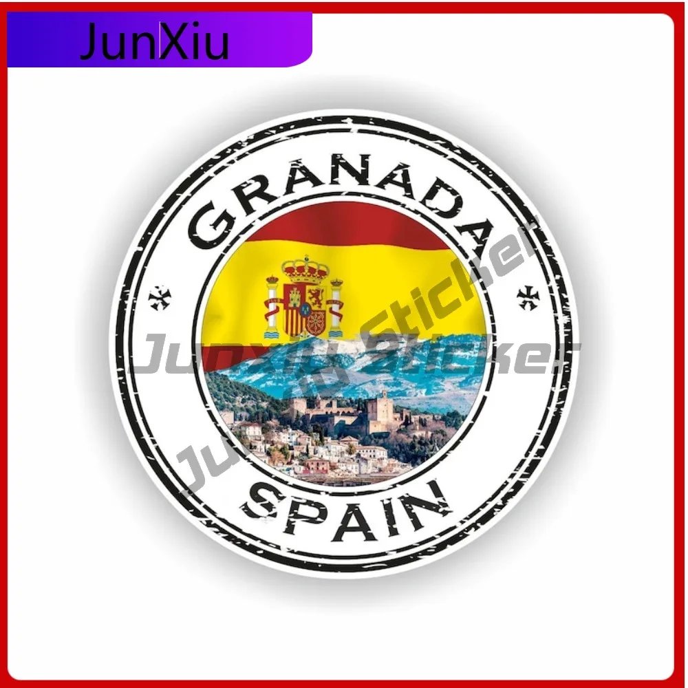 Granada Spain Seal Stylish Helmet Anti Scratch Sticker Sticker Graphic Round Helmet Cute Funny Decoration Motorcycle Truck
Granada Spain Seal Stylish Helmet Anti Scratch Sticker Sticker Graphic Round Helmet Cute Funny Decoration Motorcycle Truck