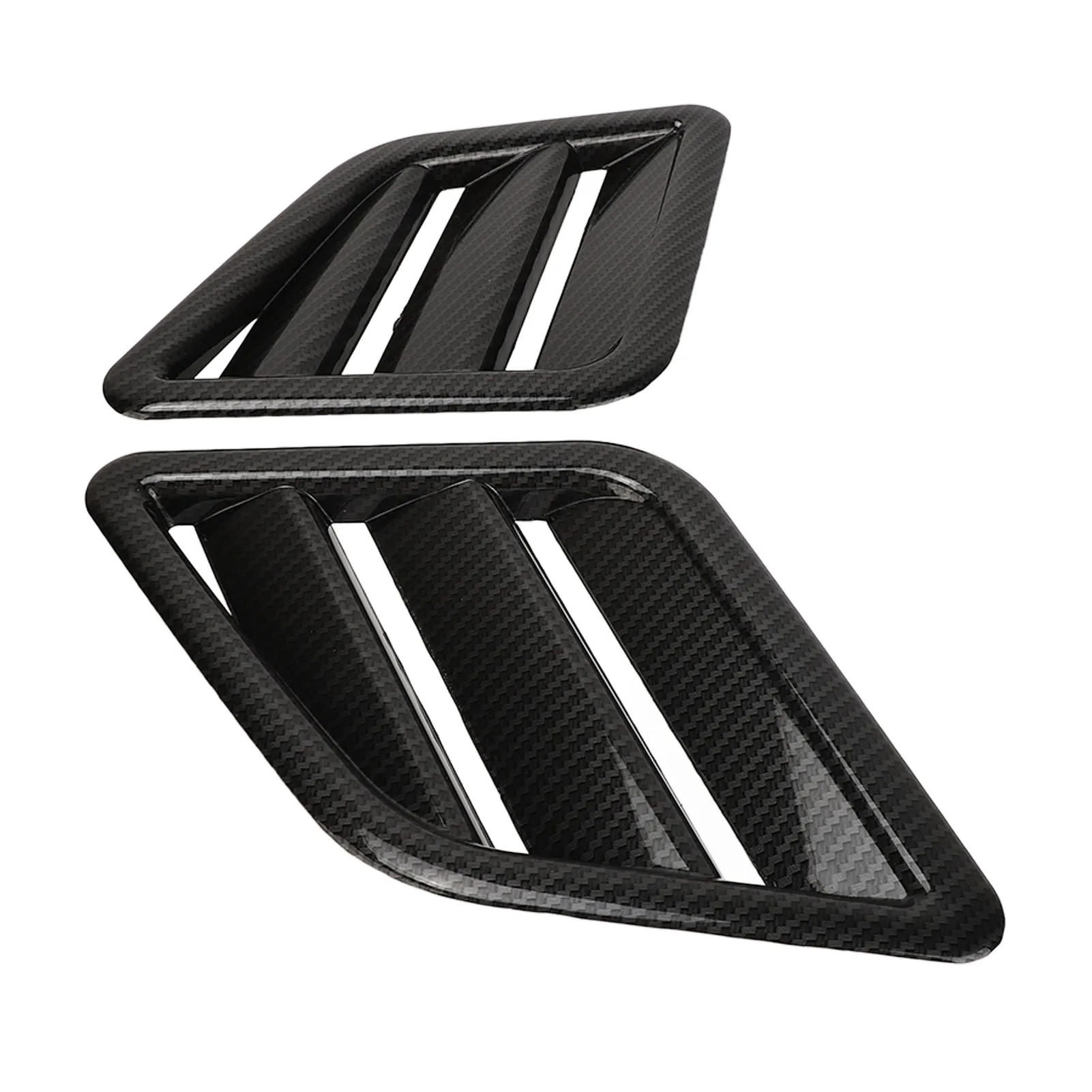 2 Pcs Engine Hood Air Vent Cover - ABS, Front Upper Bonnet Air Outlet Grille, Carbon Fiber Style, Replacement for Ford
2 Pcs Engine Hood Air Vent Cover - ABS, Front Upper Bonnet Air Outlet Grille, Carbon Fiber Style, Replacement for Ford