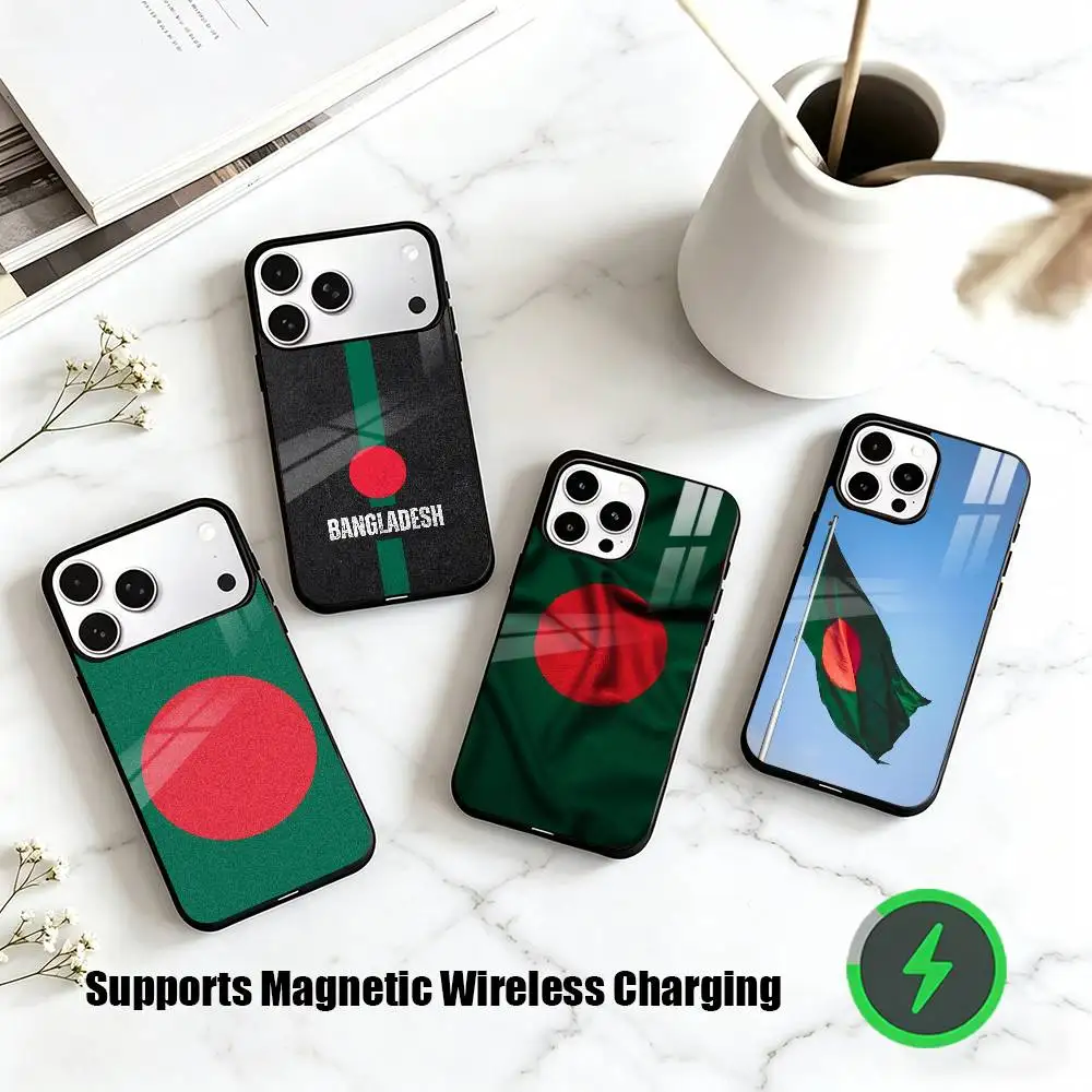Bangladesh Flag Phone Case For iPhone17,16,15,14,13,12,11 Plus,Pro Compatible with magnetic wireless charging
Bangladesh Flag Phone Case For iPhone17,16,15,14,13,12,11 Plus,Pro Compatible with magnetic wireless charging