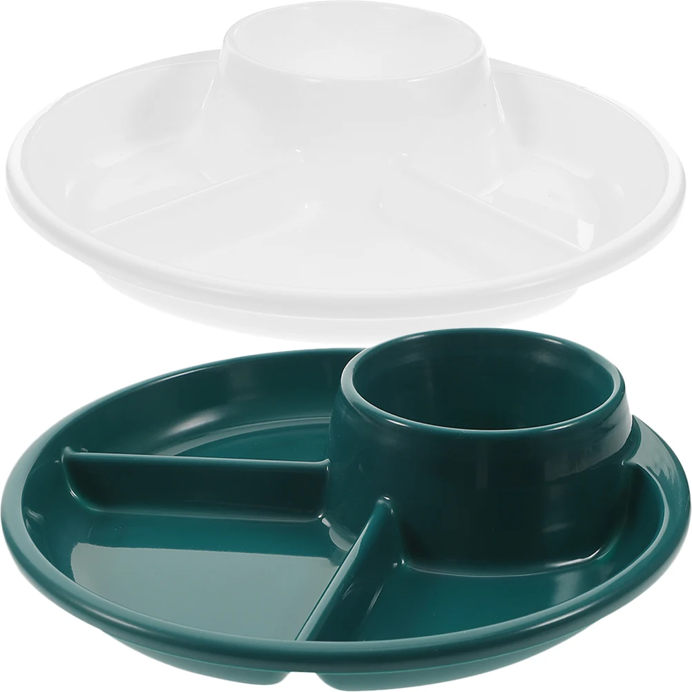 2pcs Divided Plate Set Plastic Sectioned Tray Easy Clean Fat Loss Diet Portion Control Food Storage Snack Serving Plates
2pcs Divided Plate Set Plastic Sectioned Tray Easy Clean Fat Loss Diet Portion Control Food Storage Snack Serving Plates
