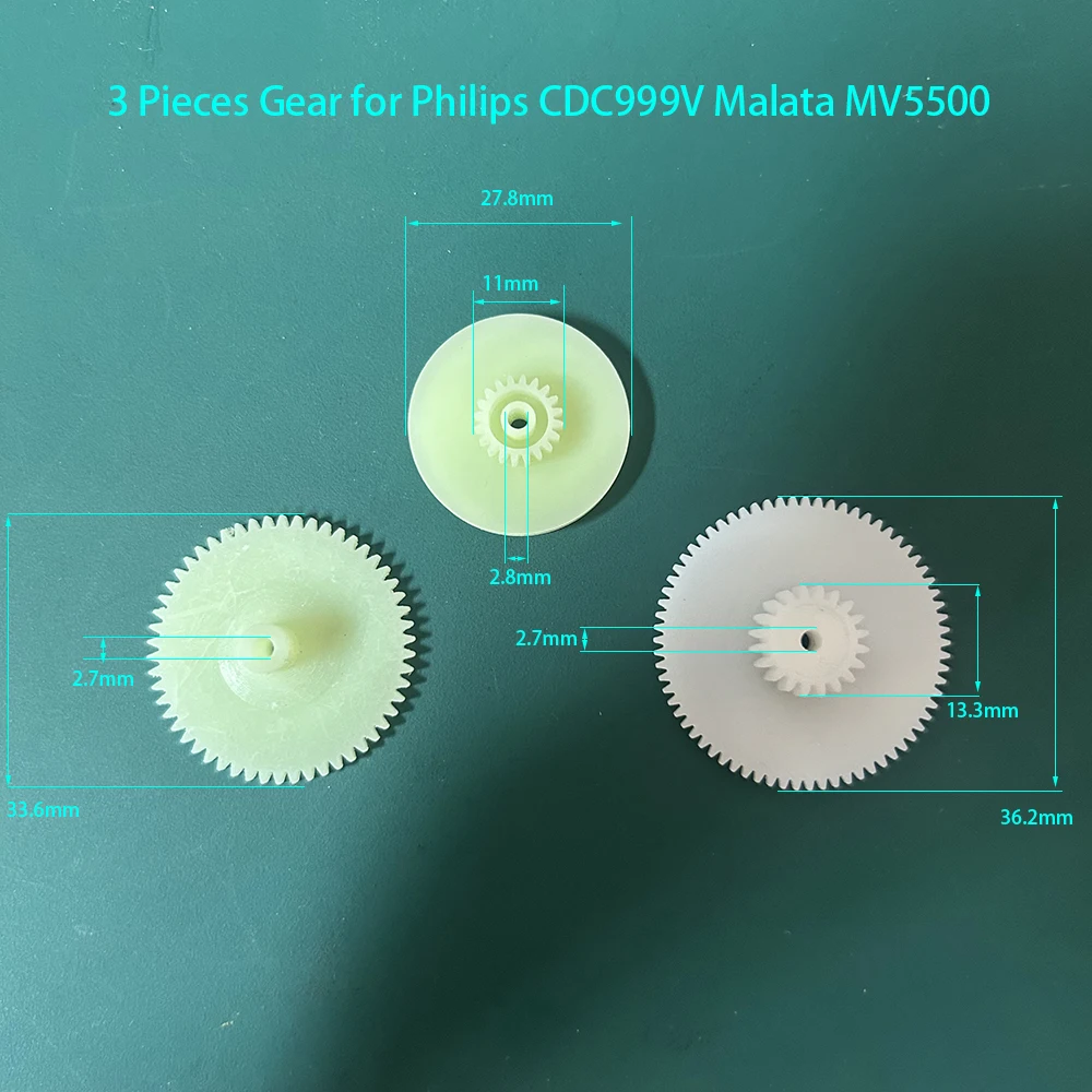 3-Disc Changer Gear for Philips CDC999V Malata MV5500
3-Disc Changer Gear for Philips CDC999V Malata MV5500