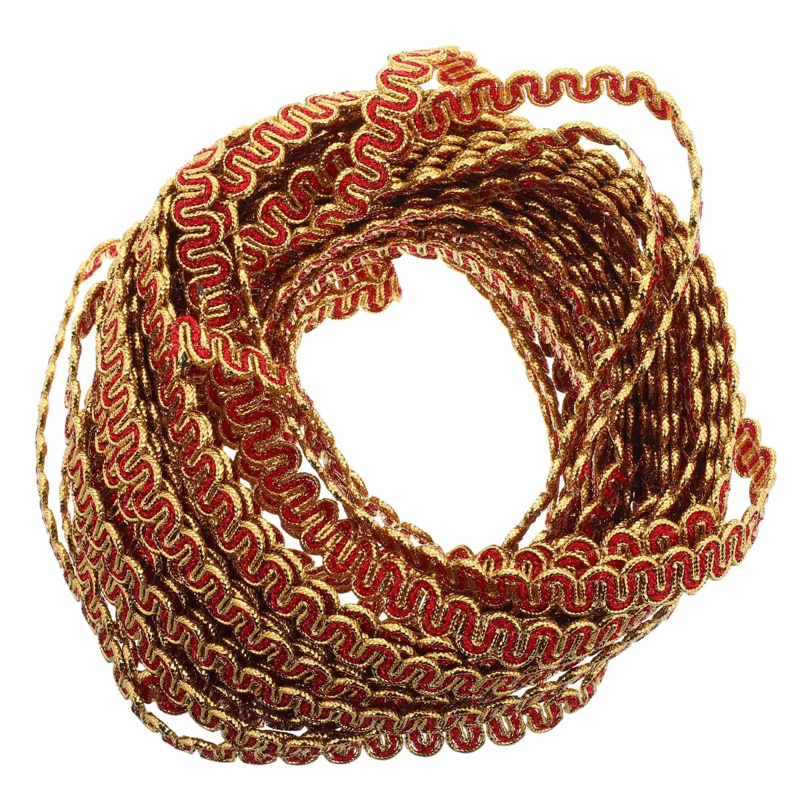 135m Wave Lace Trim 12mm Wide Soft Braided Ribbon for Clothing DIY Crafts Home Decor Jewelry Sewing Projects
135m Wave Lace Trim 12mm Wide Soft Braided Ribbon for Clothing DIY Crafts Home Decor Jewelry Sewing Projects